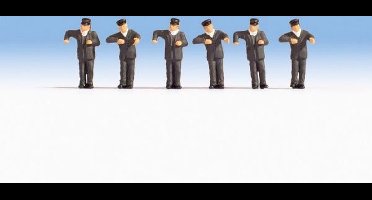 NOCH 36281 N Machinisten stoomlocomotief figuren Geverfd, Staand