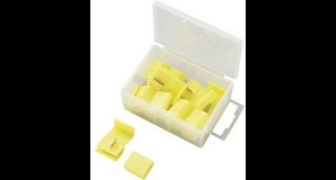 TRU COMPONENTS 566453 878100S15 Snelklemverbinder Flexibel: 0.5-1.5 mm² Massief: 0.5-1.5 mm² Aantal polen: 2 15 stuk(s)