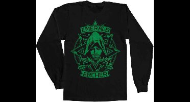 DC Comics Arrow Longsleeve shirt -2XL- Emerald Archer Zwart