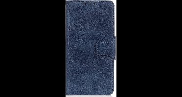 Shop4 - Geschikt voor Motorola Moto E7 Hoesje - Wallet Case Cabello Blauw