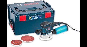 Excenterschuurmachine GEX 125-150 AVE (Handgreep, inbussleutel, microfilterbox, schuurpapier 150 mm, slijpschijf (125 mm), slijpschijf (150 mm) 8+1 gaten, slijpschijf (150 mm))