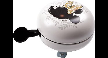 Disney Fietsbel Minnie Mouse Junior 8 Cm Wit