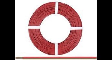 Donau Elektronik 218-08-25 Draad 2 x 0.14 mm² Rood, Bruin 25 m