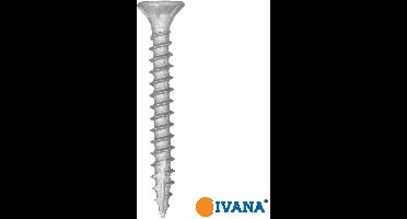 Ivana Buitenschroef AR-Coating Zilver Platkop Met Snijpunt TX-20 4.0x20 - 200 Stuks