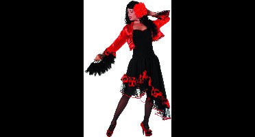 Spaanse verkleedkleding vrouw Carmen - Maatkeuze: Maat 44