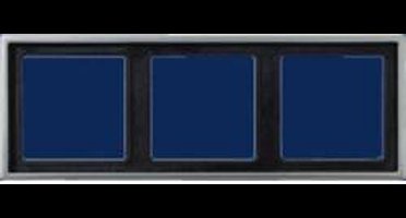 Jung Aluminium/Staal/Chroom Afdekraam Schakelmateriaal - ES2983 - E28CN