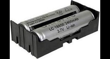 MPD BK-18650-PC4 Batterijhouder Aantal cellen: 2 18650 Doorsteekmontage THT (l x b x h) 77.7 x 40.21 x 21.54 mm