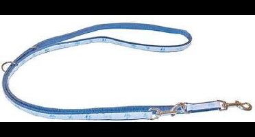 Nylon trainingslijn delftsblauw 25mm - 200cm