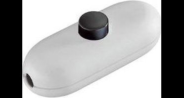 interBär Snoerschakelaar Wit, Zwart 1x uit/aan 2 A 1 stuk(s)