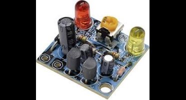 Kemo B092 Knipperlicht Bouwpakket 6 V/DC, 9 V/DC, 12 V/DC