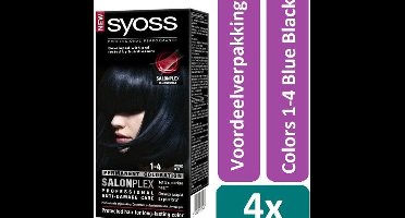 Syoss - Haarverf - 1_4 - Cosmic Blue - 115ml x 4