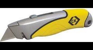 C.K T0957-1 Cutter met intrekbaar mesje, soft-handgreep 1 stuk(s)