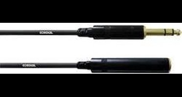 Cordial 5 m REAN jack 6,3 mm Stereo adapterkabel