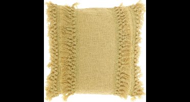 D- Unique Living | Kussen Saba 45x45cm soft yellow | Kussen woonkamer of slaapkamer