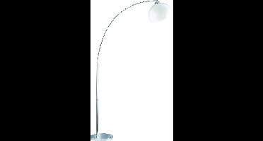 REALITY BRASILIA - Vloerlamp - Chroom - excl. 1x E27 9W - Voetschakelaar