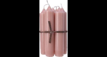 Decoris Puntkaars wax 7 stuks 6,5x6,5x11cm roze