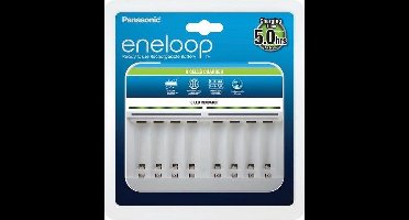 Panasonic oplader BQ-CC63 - voor 8 AA en AAA batterijen