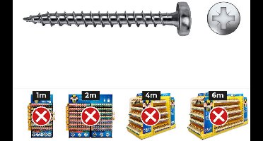 Schroefdoos CELO velox b Verzinken Ø 4 x 15 mm Volledige draad (1000 Unidades)