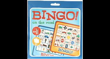 Auto Bingo - Spelletje voor onderweg - Herbruikbaar - Meerkleurig - Vanaf 3 jaar
