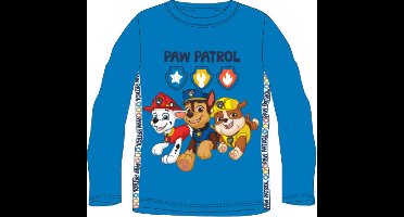PAW Patrol Shirt - Blauw - Katoen - Maat 116