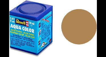 Revell Hobbyverf Acrylverf - Aqua #88 Ochre Brown - Matt - RAL1011 - Acryl - Verf potje - 18 ml