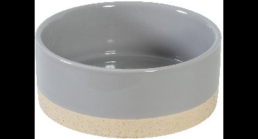 Zolux olaria voerbak keramiek grijs