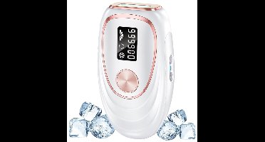 Laser Ontharingsapparaat - IPL Ontharing - Mannen & Vrouwen - Wit met Roze