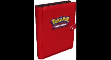 Pokémon Premium red snap 4-pocket binder