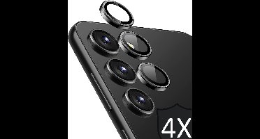 Camera Screenprotector geschikt voor Samsung Galaxy S25 - 4x Volledig Dekkend Glas Screen Protector