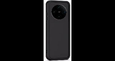Hoesje geschikt voor Oppo Find X8 - Versterkte randen - Bescherming Camera & Scherm - Matte Design Jet Zwart