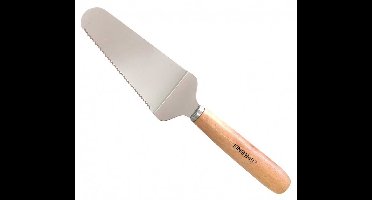 Kinghoff KH-1557 - Pizzasnijder - Roestvrij Staal - Ergonomische Houten Handgreep