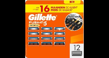 Gillette Fusion5 Power Scheermesjes voor Mannen - 12 stuks