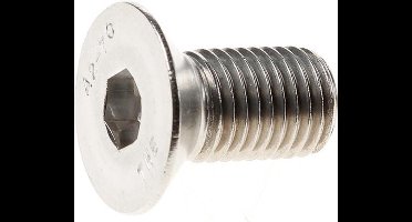 Kobout Binnenzeskant bout platverzonkenkop A2 M16x30 Din 7791