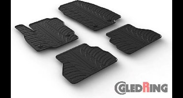 Gledring Rubbermatten passend voor Ford B-Max Facelift 2015- (T profiel 4-delig + montageclips)