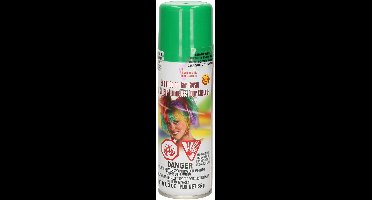 Rubies Haar verf/spray - neon groen - spuitbus - 125 ml - Carnaval - waterbasis