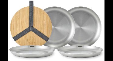 Black+Blum RVS Campingborden - set van 4