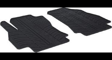 Gledring Rubbermatten passend voor Citroen Nemo / Peugeot Bipper / Fiat Fiorino 2008- (TK profiel 2-delig)