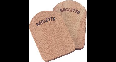 Kela Keuken - Baar Racletteplankjes Set van 4 Stuks - Hout - Bruin