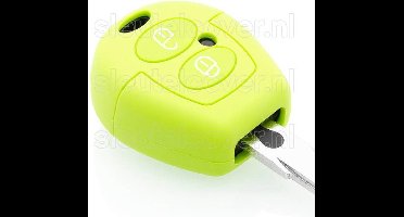 Autosleutel Hoesje geschikt voor Seat - SleutelCover - Silicone Autosleutel Cover - Sleutelhoesje Lime groen