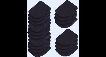 20 Stuks Schokabsorberende Sluitringen En Anti-Vibratiepads - Rubberen Beschermingsmat Voor Wasmachines - Koelkasten En Huishoudelijke Apparaten