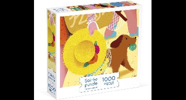 Janod Kidult Puzzel - Reis Naar Het Strand Puzzel - 1000 Stukjes - Geschikt Vanaf 8 Jaar
