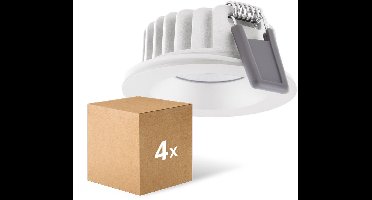 Voordeelpak 4x Ledvance LED SPOT AIR FIX Aluminium 6W 570lm 36D - 940 Koel Wit | Zaagmaat 68mm - IP65 - Beste Kleurweergave - Dimbaar
