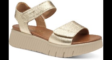 Tamaris Comfort Sandalen goud Leer - Dames - Maat 40