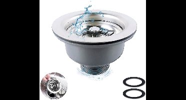 Boraboi® Nieuwe Roestvrij Stalen Keuken Gootsteen Zeef Met Universele Pasvorm En Gemakkelijk Onderhoud