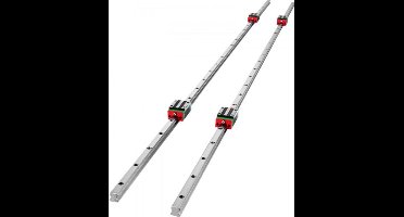 Lineaire Rails PRO - Lineaire railgeleider - 15-1500 mm - Inclusief 4 Precisie Lagerblokken