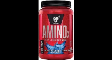 BSN Amino X – BCAA Poeder – Blue Raspberry - Aminozuren Compleet - Suikervrij – 70 doseringen (1015 gram)