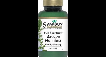 Supplementen - Bacopa monniera 50mg - Vegan - 90 Capsules - OstroVit -