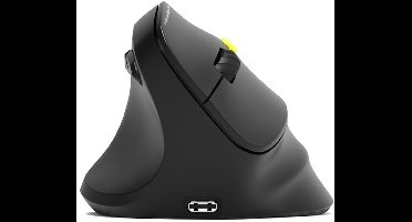 Port Designs 910008 – Muis - Linkshandig - RF & Bluetooth – 2400 DPI – Oplaadbaar – Zwart