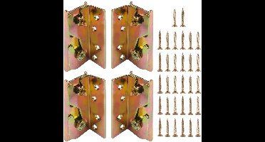 Boraboi® Hoogwaardige Metalen Bedverbinders Set voor Stabiele en Veilige Bedmontage