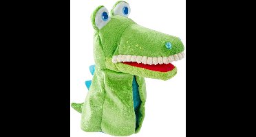 Haba Handpop Kroko Junior 5 X 30 Cm Polyester/katoen Groen